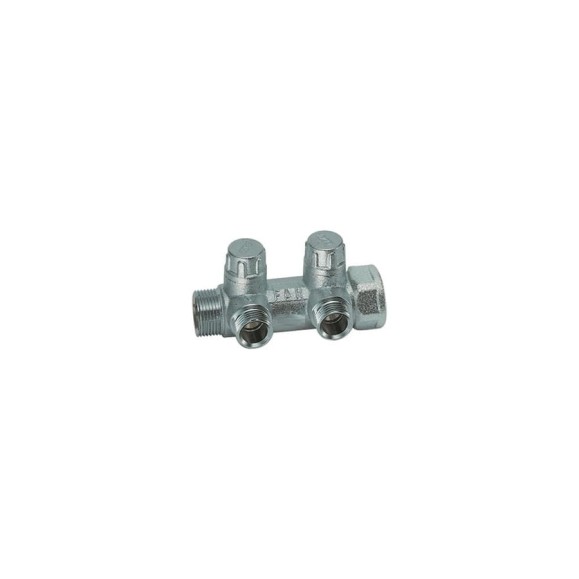 Запорный коллектор с 2 отводами FAR 1 Запорный коллектор с 2 отводами FAR 1