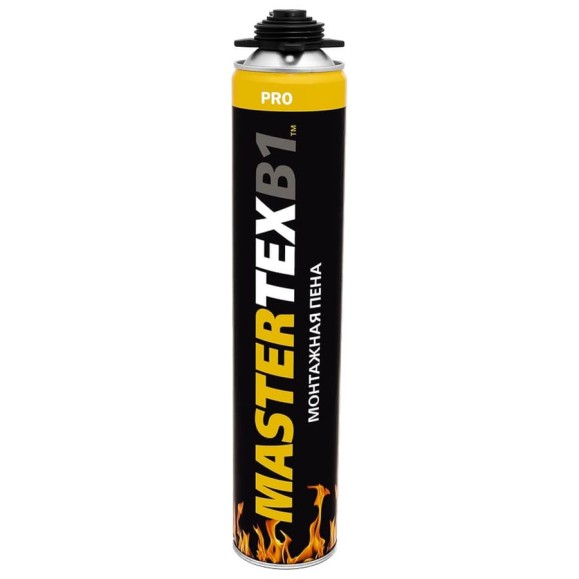 Пистолетная пена MASTERTEKS MASTERTEX B1 PRO огнеупорная 750 МЛ 12 53452 Пистолетная пена MASTERTEKS MASTERTEX B1 PRO огнеупорная 750 МЛ 12 53452