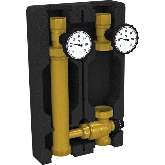 Насосная группа Royal Thermo 1 с термостатическим смесительным клапаном без насоса НС-1133008