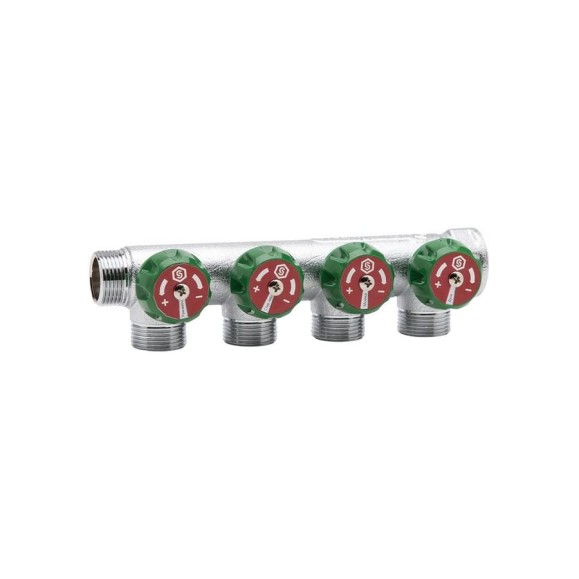 Регулирующий коллектор STOUT 3/4, 4 отвода 3/4ЕК SMB-6850-343404 RG008UJF3UJP5C Регулирующий коллектор STOUT 3/4, 4 отвода 3/4ЕК SMB-6850-343404 RG008UJF3UJP5C
