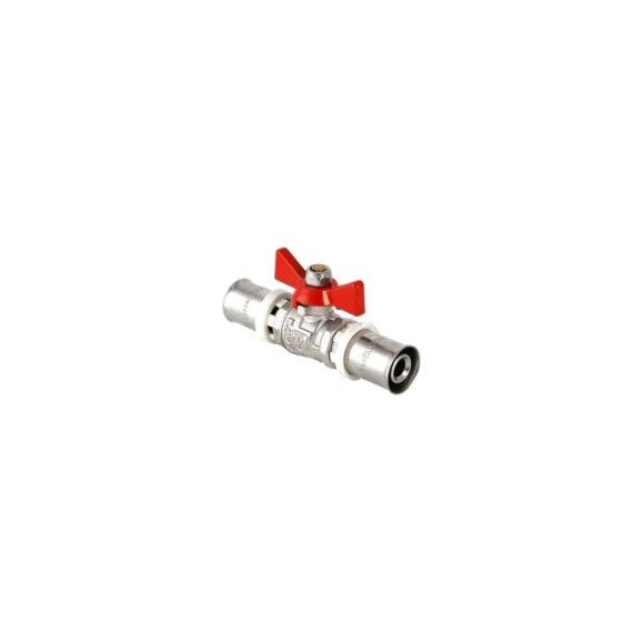 Шаровой кран VALTEC под пресс, рукоятка бабочка 16 VT.243.N.1616 Шаровой кран VALTEC под пресс, рукоятка бабочка 16 VT.243.N.1616