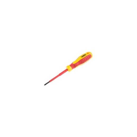 Диэлектрическая отвертка HAMMER 602-009 крестовая PH1х100 599783 Диэлектрическая отвертка HAMMER 602-009 крестовая PH1х100 599783