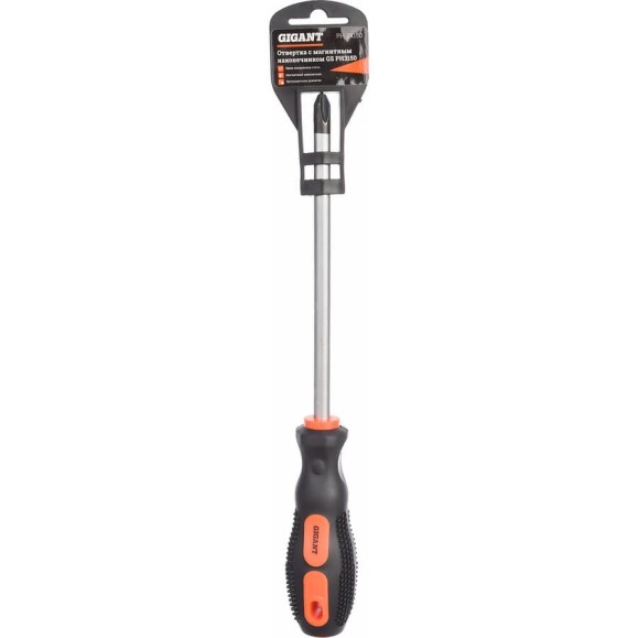 Отвертка Gigant PH3x150 с магнитным наконечником GS PH3150 Отвертка Gigant PH3x150 с магнитным наконечником GS PH3150