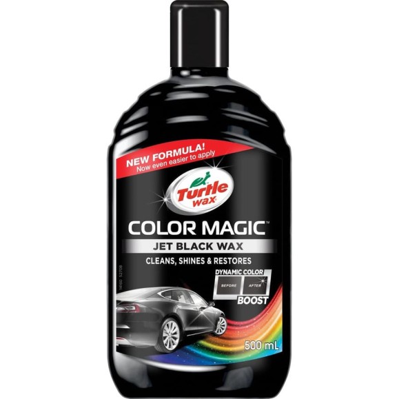 Восковой автополироль Tartle Wax 500 ML, черный, COLOR MAGIC JET BLACK WAX, 52708
