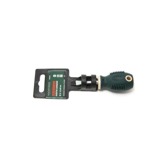 Шлицевая магнитная отвертка Rockforce Profi S2 SL6.5х30мм, на пластиковом держателе RF-70365030(28264) Шлицевая магнитная отвертка Rockforce Profi S2 SL6.5х30мм, на пластиковом держателе RF-70365030(28264)