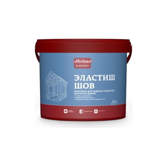 Шпатлевка Эластиш ШОВ 4 кг Holzer 3028 Шпатлевка Эластиш ШОВ 4 кг Holzer 3028