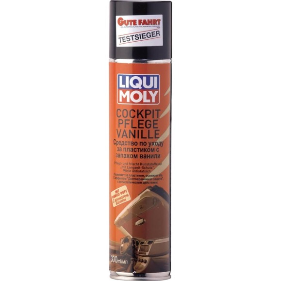 Средство для ухода за пластиком (ваниль) 0,3л LIQUI MOLY Cockpit-Pflege Vanille 7580 Средство для ухода за пластиком (ваниль) 0,3л LIQUI MOLY Cockpit-Pflege Vanille 7580