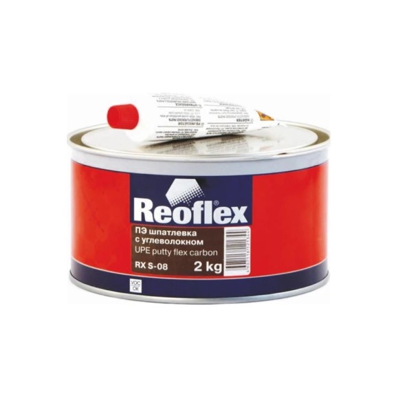 Шпатлевка с углеволокном Reoflex Flex Carbon 2 кг RX S-08/2000