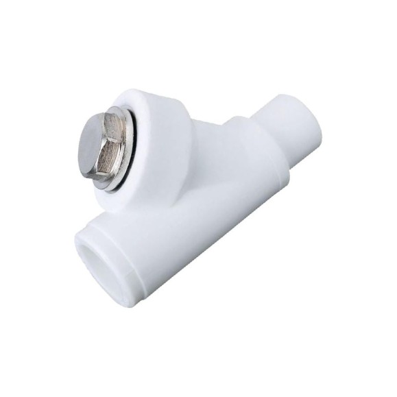 Сетчатый фильтр VALFEX PP-R белый, 25х45°, вн/нр пайка 10142025 036-0620 Сетчатый фильтр VALFEX PP-R белый, 25х45°, вн/нр пайка 10142025 036-0620