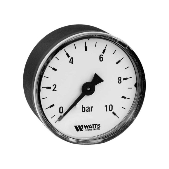 Аксиальный манометр Watts F+R100 0-10 bar, корпус 50 мм 10008093 Аксиальный манометр Watts F+R100 0-10 bar, корпус 50 мм 10008093