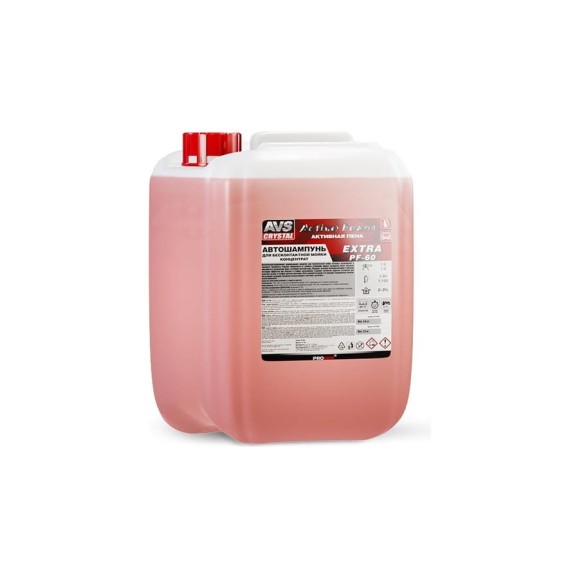 Автошампунь EXTRA PF-60 для бесконтактной мойки Active Foam 1:6-9 5.8 кг AVS A07589S
