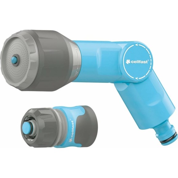 Прямой многофункциональный ороситель Cellfast VARIANT коннектор - стоп IDEAL 1/2'' 50-750 Прямой многофункциональный ороситель Cellfast VARIANT коннектор - стоп IDEAL 1/2'' 50-750