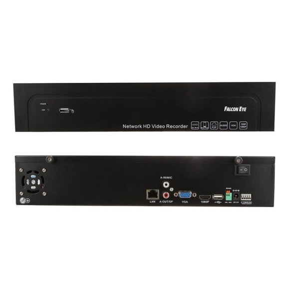 16-канальный IP видеорегистратор Falcon Eye FE-NR-5216 00-00109599 16-канальный IP видеорегистратор Falcon Eye FE-NR-5216 00-00109599