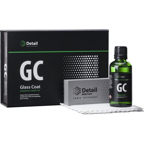 Набор для керамической защиты стекла Detail GC Glass Coat DT-0118 Набор для керамической защиты стекла Detail GC Glass Coat DT-0118