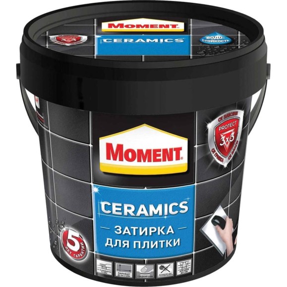 Затирка Moment Ceramics белый 1971918 1 кг Б0023042 Затирка Moment Ceramics белый 1971918 1 кг Б0023042