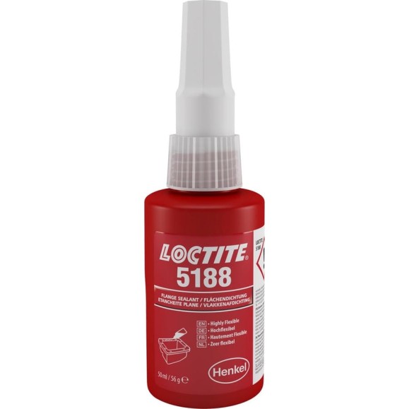 Фланцевый анаэробный герметик повышенной эластичности Loctite 5188 50мл 1254415 Фланцевый анаэробный герметик повышенной эластичности Loctite 5188 50мл 1254415