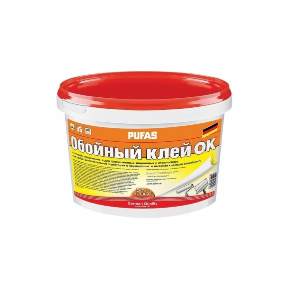 Клей для флизелиновых, виниловых и стеклообоев Pufas мороз тов-084757 Клей для флизелиновых, виниловых и стеклообоев Pufas мороз тов-084757