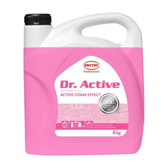 Автошампунь Sintec Dr.Activ Active Foam Effect 6 кг для бесконтактной мойки Обнинскоргсинтез 801705