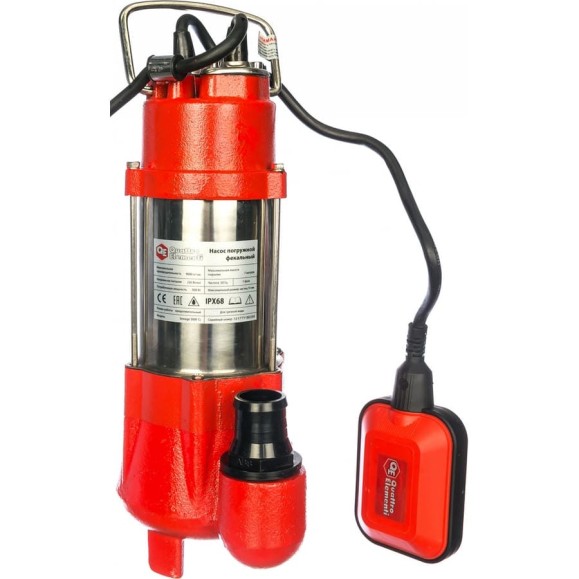 Фекальный насос QUATTRO ELEMENTI Sewage 300F Ci 910-140 Фекальный насос QUATTRO ELEMENTI Sewage 300F Ci 910-140