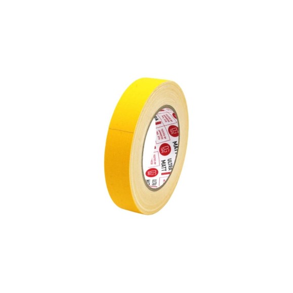 Клейкая лента DGTAPE ultraMATT - Гаффа тейп 25мм/25м - Темно-Желтый UM25/25/DY
