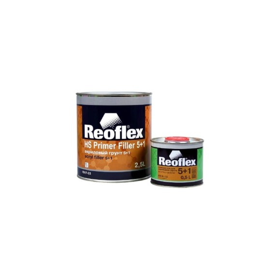Акриловый грунт Reoflex 5+1 2.5 л, белый RX F-03/2500 W Акриловый грунт Reoflex 5+1 2.5 л, белый RX F-03/2500 W