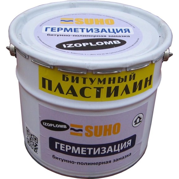 Битумно-полимерная мастика SUHO IZOPLOMB 5 кг 0139 Битумно-полимерная мастика SUHO IZOPLOMB 5 кг 0139