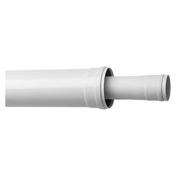 Коаксиальное удлинение Baxi полипропиленовое D 110/160 мм, длина 1000 мм HT KUG71413381