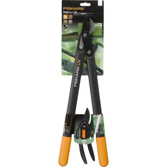Набор: сучкорез с загнутыми лезвиями и секатор FISKARS 112005