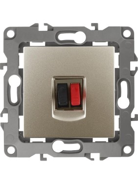 Аудио розетка ЭРА 12-3111-04 IP20, 12, шампань Б0027454 Аудио розетка ЭРА 12-3111-04 IP20, 12, шампань Б0027454