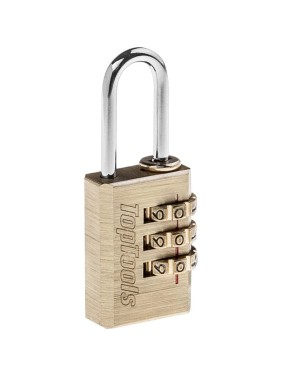 Багажный замок, 21 мм, код 3 цифры Top Tools 90U212