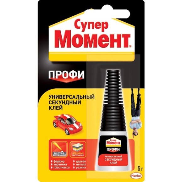 Супер-клей Момент Профи 5 г 832228 C0040640 Супер-клей Момент Профи 5 г 832228 C0040640
