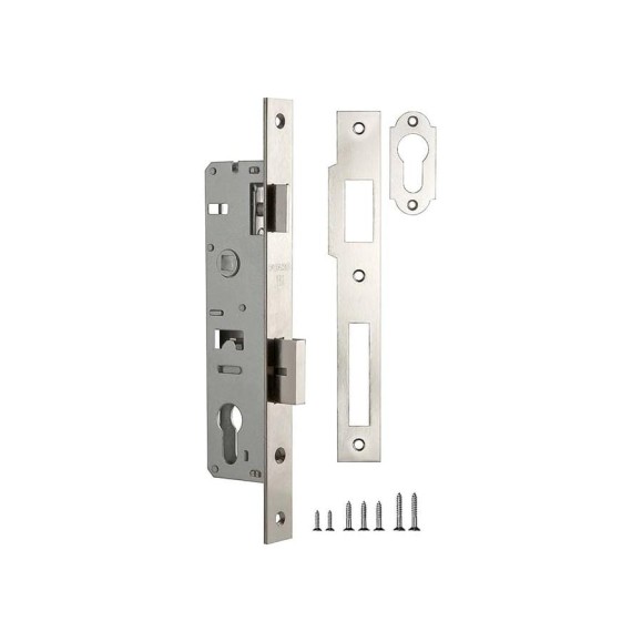 Корпус узкопрофильного замка с защелкой Fuaro 153-25/85 CP хром 27535 Корпус узкопрофильного замка с защелкой Fuaro 153-25/85 CP хром 27535