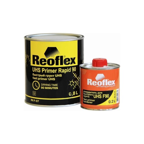 Быстрый грунт Reoflex UHS 0.8 л, черный RX F-07/800 B Быстрый грунт Reoflex UHS 0.8 л, черный RX F-07/800 B
