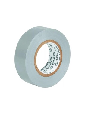 Изолента Truper акрил, 18 м, ширина 19 мм, серая M-33G 12507