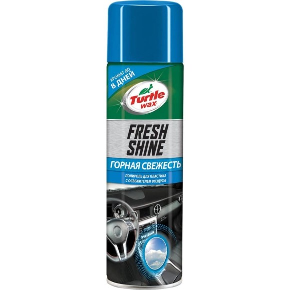 Полироль Tartle Wax 500 ML, для пластика, горная свежесть FRESH SHINE OUTDOOR, 53008