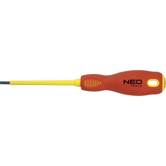 Шлицевая отвертка NEO Tools 5.5x125 мм 1000 В CrMo 04-054 Шлицевая отвертка NEO Tools 5.5x125 мм 1000 В CrMo 04-054