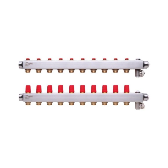 Коллекторы Danfoss SSM-11 для 11 контуров 088U0811 Коллекторы Danfoss SSM-11 для 11 контуров 088U0811