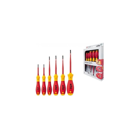 Набор отверток 6шт Wiha SoftFinishelectric 3251SF K6 slimFix 36558 Набор отверток 6шт Wiha SoftFinishelectric 3251SF K6 slimFix 36558