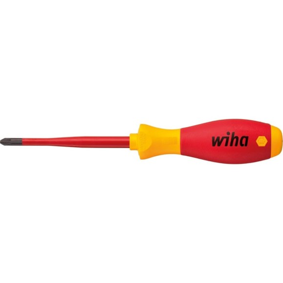 Отвертка Wiha SoftFinishelectric Xeno electric slimFix SL/PZ2x100 36330