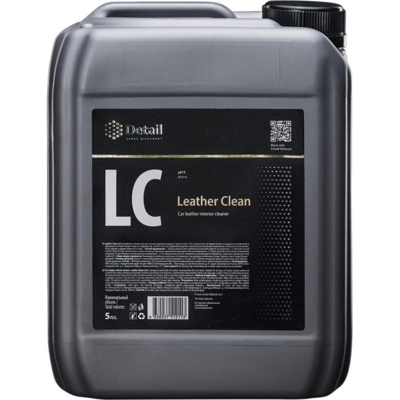 Очиститель кожи 5 л Detail LC Leather Clean DT-0174 Очиститель кожи 5 л Detail LC Leather Clean DT-0174