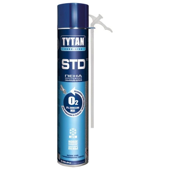 Монтажная пена TYTAN EURO-LINE STD 02 зимняя 750мл 19939 Монтажная пена TYTAN EURO-LINE STD 02 зимняя 750мл 19939