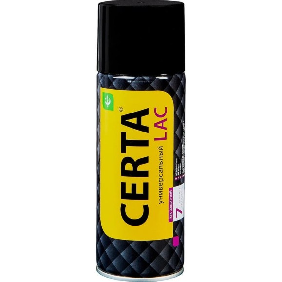 Универсальный лак CERTA 7 степеней защиты аэрозоль PLLK0003 Универсальный лак CERTA 7 степеней защиты аэрозоль PLLK0003