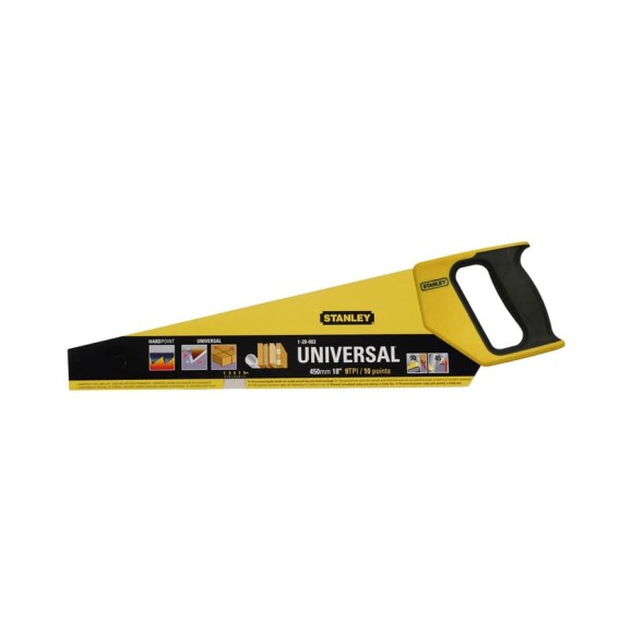 Универсальная ножовка по дереву Stanley 9 Х 450ММ 1-20-003