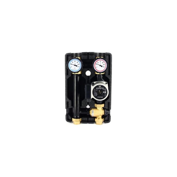 Насосно-смесительная группа Uni-Fitt DN25, с термосмесителем, с Grundfos UPSO 25-65 180, 491G2500 Насосно-смесительная группа Uni-Fitt DN25, с термосмесителем, с Grundfos UPSO 25-65 180, 491G2500