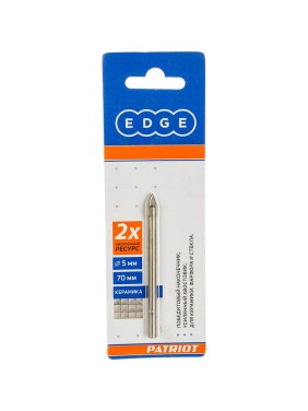 Сверло по керамике (5х70 мм) EDGE by PATRIOT 815010062