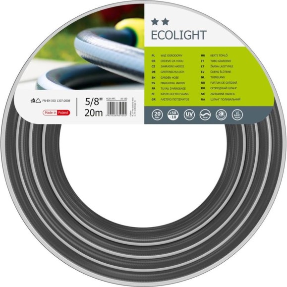 Садовый шланг Cellfast ECOLIGHT 5/8'', 20 м 10-160