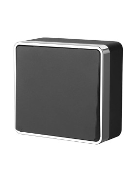 Выключатель WERKEL W5012035 одноклавишный проходной Gallant черный хром a050978 Выключатель WERKEL W5012035 одноклавишный проходной Gallant черный хром a050978