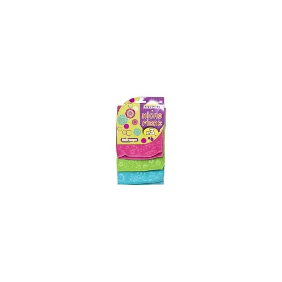 Набор тряпок из микрофибры ROZENBAL FLOWER POWER 30x30 см, 3 шт. R215108 Набор тряпок из микрофибры ROZENBAL FLOWER POWER 30x30 см, 3 шт. R215108