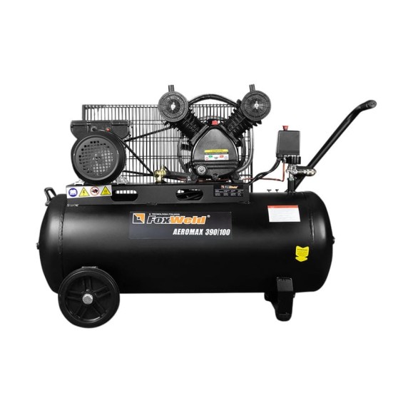 Компрессор FOXWELD AEROMAX 390/100 масляный, ременной 7290 Компрессор FOXWELD AEROMAX 390/100 масляный, ременной 7290