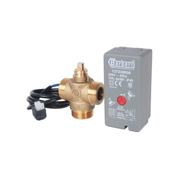 Компактный трехходовой зональный клапан STOUT сервопривод 230V НР 1 SVM-0070-300125 RG008TIK4D046B Компактный трехходовой зональный клапан STOUT сервопривод 230V НР 1 SVM-0070-300125 RG008TIK4D046B